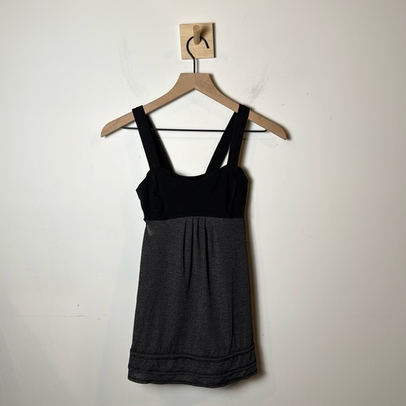 Lululemon Run: Back on Track Tank Black/Heathered Gray Women's - Picture 1 of 12
